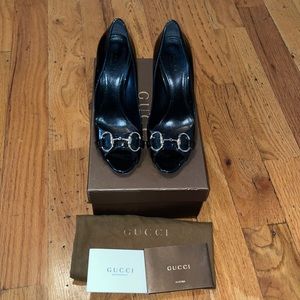 Women’s Black Gucci Heels Sz 7